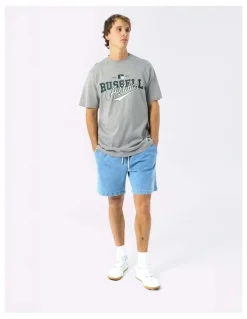 Russell Athletic Athletic Mens Tee - Grey Stone
