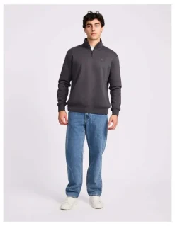 Russell Athletic Brooklyn Men's Quarter Zip - Steel