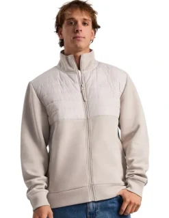 Russell Athletic Hurricane Hybrid Zip Mens Jacket - Antarctica