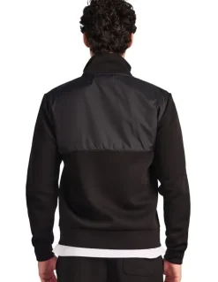 Russell Athletic Hurricane Hybrid Zip Mens Jacket - Black