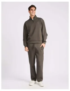Russell Athletic R Tech Leisure Men's Quarter Zip - Military