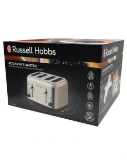 Russell Hobbs Addison 4-Slice Toaster in Silver