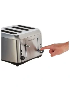 Russell Hobbs Addison 4-Slice Toaster in Silver
