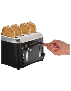 Russell Hobbs Addison 4-Slice Toaster RHT514BLK