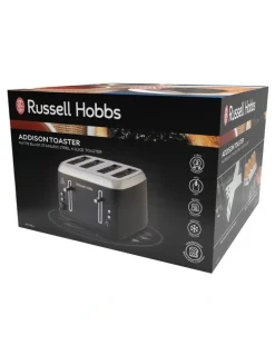 Russell Hobbs Addison 4-Slice Toaster RHT514BLK