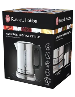 Russell Hobbs Addison Stainless Steel Digital Kettle RHK510 in Silversil