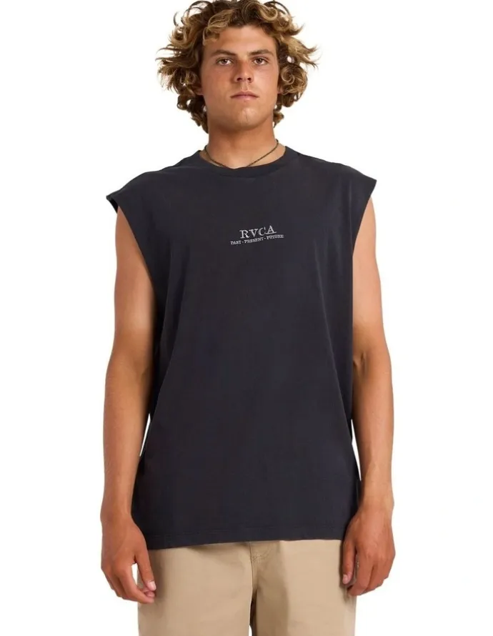 RVCA Scorpo Muscle in Black