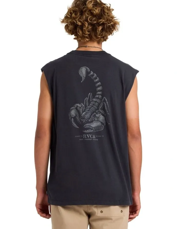RVCA Scorpo Muscle in Black