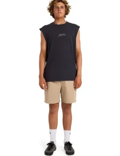 RVCA Scorpo Muscle in Black