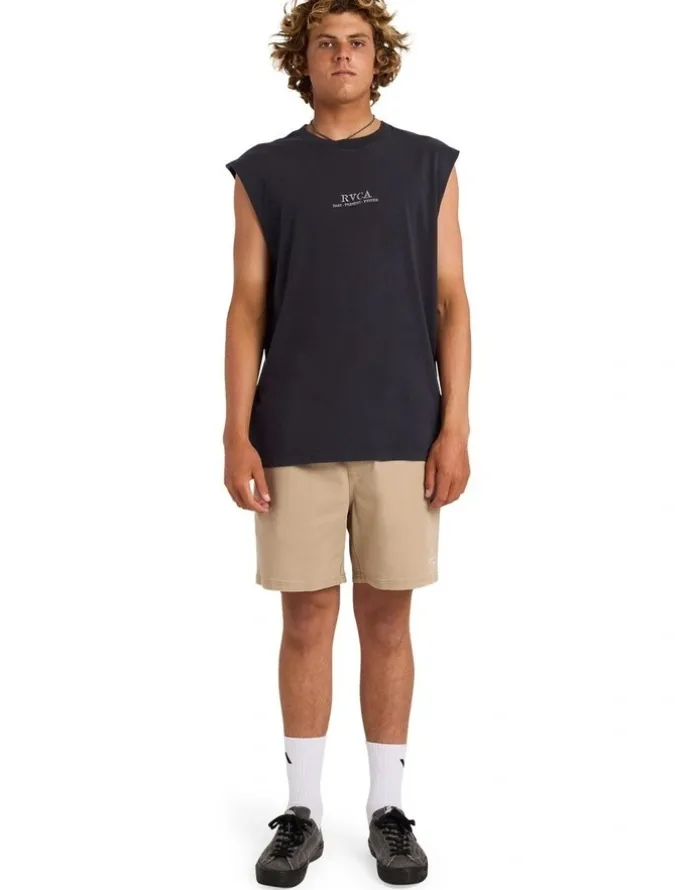RVCA Scorpo Muscle in Black