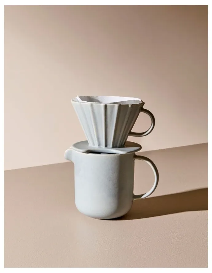 Salt&Pepper Coffee Pour Over Set 500ml in Salt Bush
