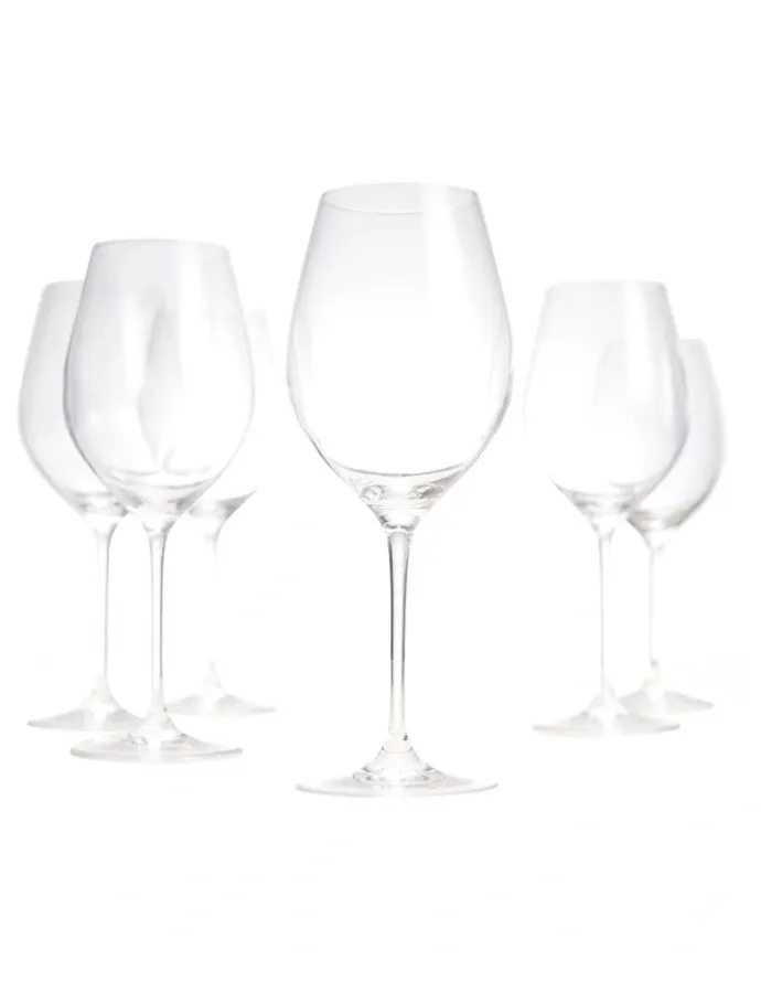 Salt&Pepper Cuvee Red Wine Glasses Set Of 6 in Clear