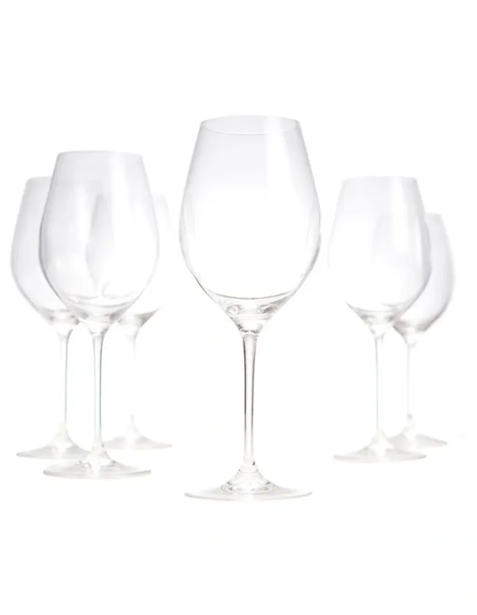 Salt&Pepper Cuvee Red Wine Glasses Set Of 6 in Clear