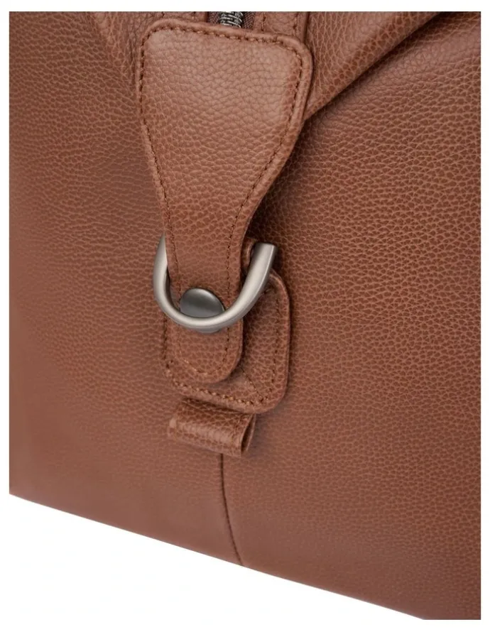 Samsonite Classic Leather Duffle in Brown