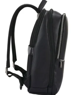 Samsonite Classic Leather Slim Backpack in Black
