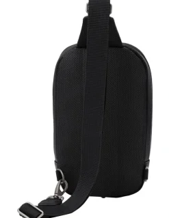 Samsonite Classic Leather Sling Bag in Black