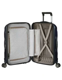 Samsonite C-Lite Spinner 55cm Expandable in Midnight Blue