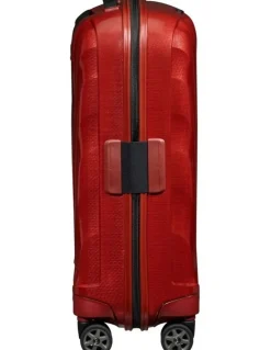 Samsonite C-Lite Spinner 55cm Expandable in Red