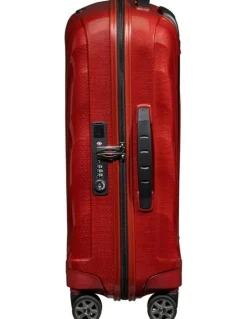 Samsonite C-Lite Spinner 55cm Expandable in Red