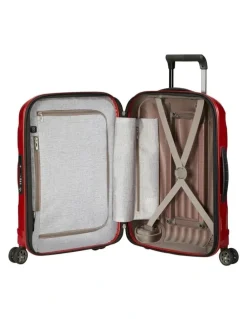 Samsonite C-Lite Spinner 55cm Expandable in Red