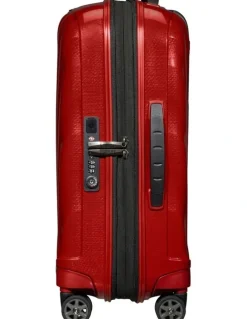 Samsonite C-Lite Spinner 55cm Expandable in Red