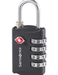 Samsonite Combilock 4 Dial TSA V2 in Black