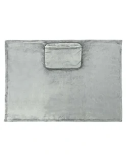 Samsonite Convertible Travel Blanket/Pillow in Grey