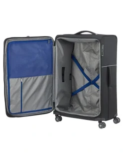 Samsonite 73H 78cm Soft Side Spinner Suitcase in Black