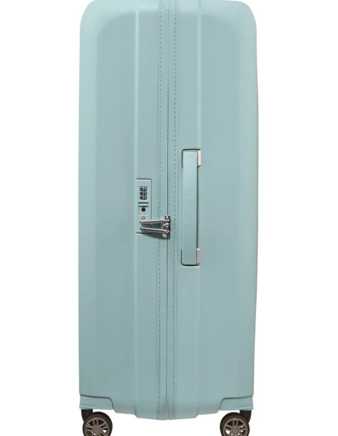Samsonite Hi-Fi Spinner 81cm Expandable Suitcase in Sky Blue