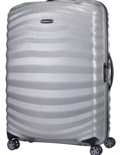 Samsonite Lite-Shock 75 cm Sport Spinner Suitcase in Silver