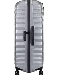Samsonite Lite-Shock 75 cm Sport Spinner Suitcase in Silver