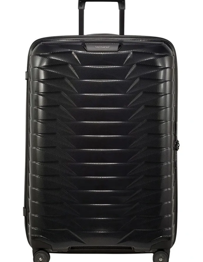 Samsonite Proxis 75cm Hard Side Spinner Suitcase in Black