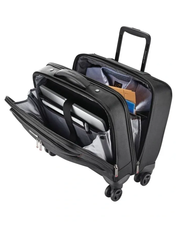 Samsonite Xenon 3.0 Mobile Office Spinner Suitcase in Black