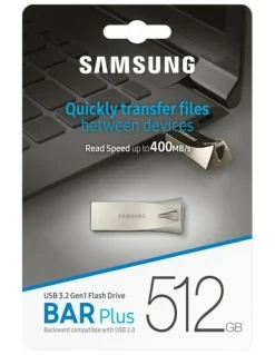 Samsung Bar Plus USB Flash Drive 512GB in Beige