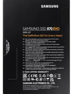 Samsung 870 EVO Sata III 2.5 inch SSD 1TB