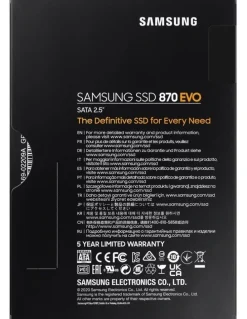 Samsung 870 EVO Sata III 2TB SSD Card 2.5inch