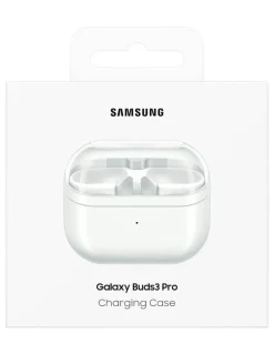 Samsung Galaxy Buds3 Pro Charging Case in White