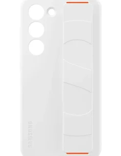 Samsung Galaxy S23 Silicone Grip Case in White