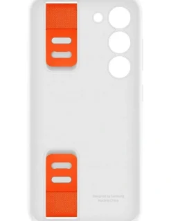 Samsung Galaxy S23 Silicone Grip Case in White