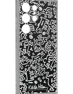 Samsung Galaxy S24 Ultra Keith Haring Dance Flipsuit Case Insert in Black