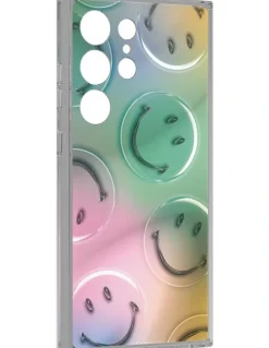 Samsung Galaxy S24 Ultra Smiley Bubble Flipsuit Case Insert in Green