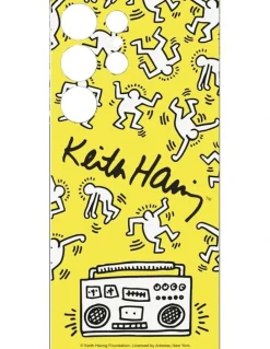 Samsung Keith Haring Dance Flipsuit Insert For Galaxy S24 Ultra Case in Yellow