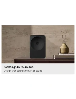 Samsung Music Studio 7 WiFi-Bluetooth Wireless Speaker LS70H in Black