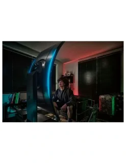 Samsung 55 Odyssey Ark 2nd Gen Curved UHD Gaming Monitor in Black