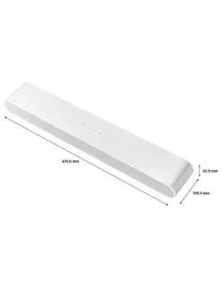 Samsung S-Series HW-S61D With 5.0ch All-in-one Soundbar in White