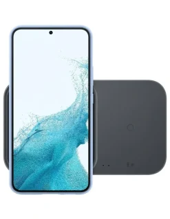 Samsung Super Fast Wireless Charger Duo in Dark Gray