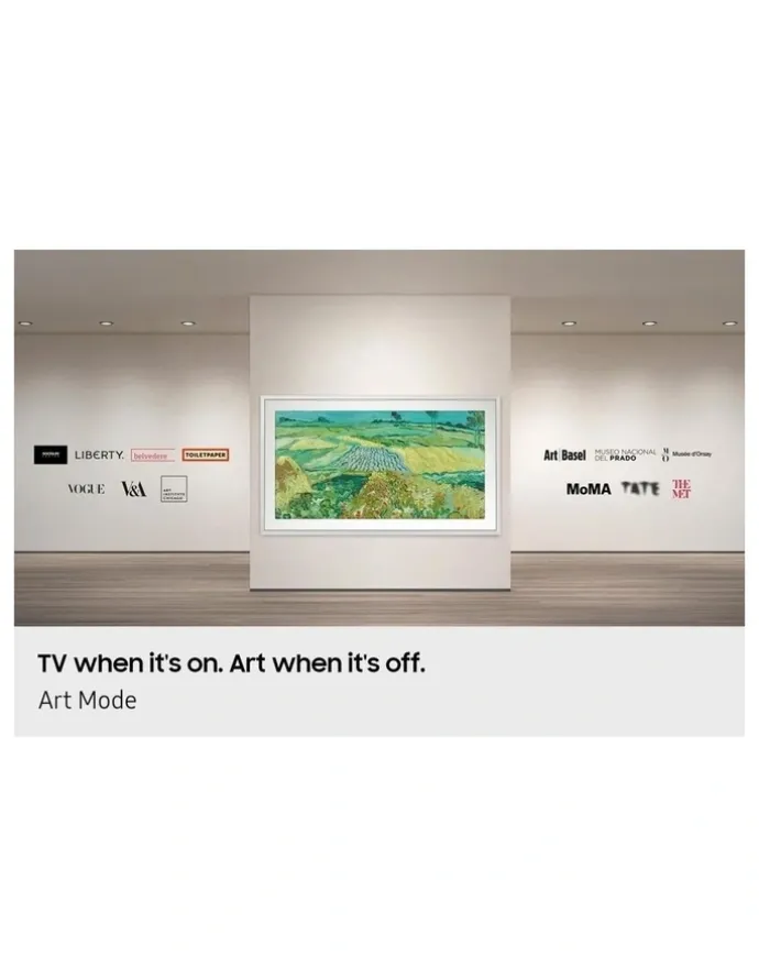 Samsung The Frame LS03HE 4K Vision AI Smart TV (2026) 85inch in Black