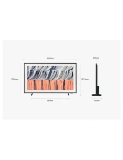 Samsung The Frame LS03HE 4K Vision AI Smart TV (2026) 43" in Black