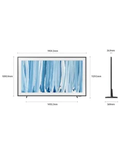 Samsung The Frame Pro LS03HW 4K Vision AI Smart TV (2026) 85" in Black
