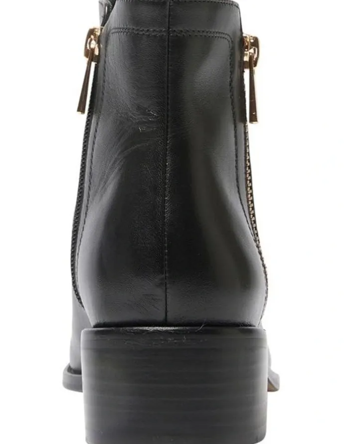 Sandler Fenton Leather Boots in Black